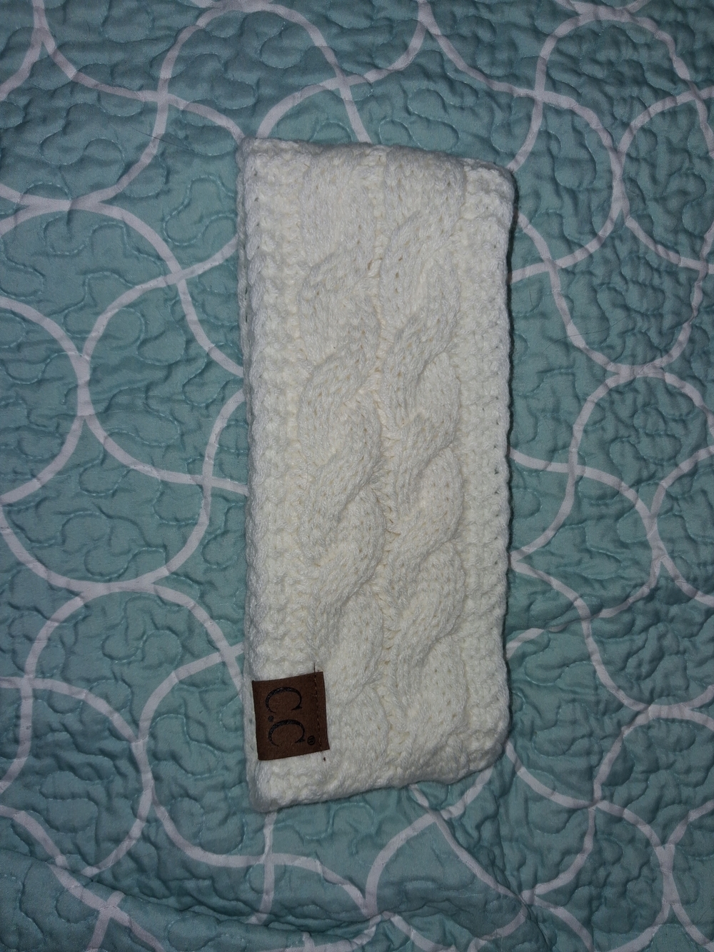 C.C Cream Cable Knit Ear Warmer Headband